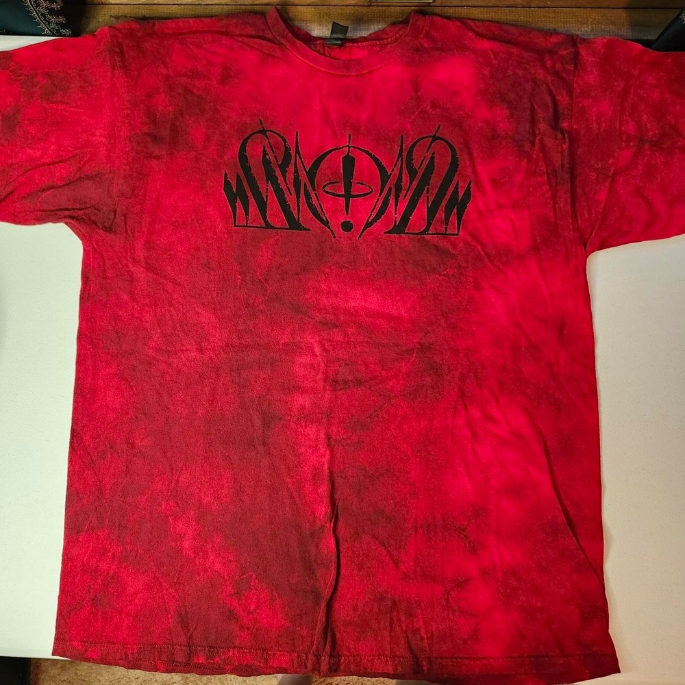 Muse Band Tee Red Tiedye